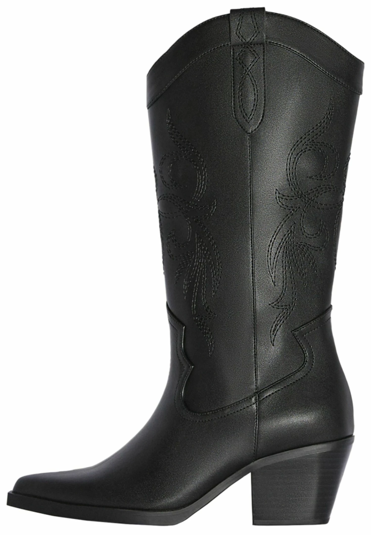 BERSHKA Heeled - Cowboy-/Bikerlaarzen - Black 2 BERSHKA Heeled - Cowboy-/Bikerlaarzen - Black - Afbeelding 2