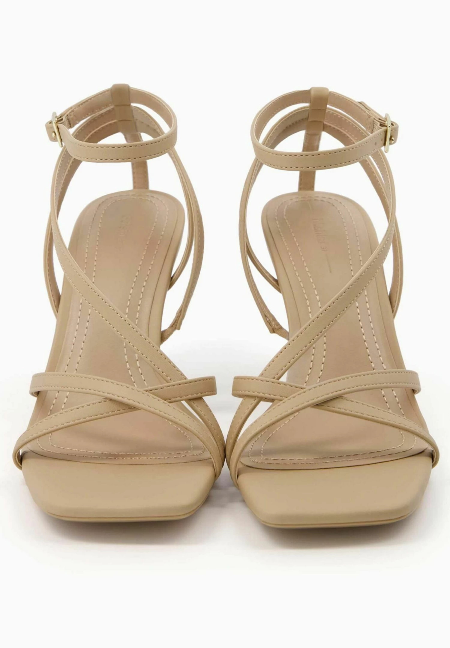 BERSHKA With Ankle Strap - Strappy - Sandalen - Sand 6 BERSHKA With Ankle Strap - Strappy - Sandalen - Sand - Afbeelding 6