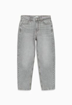 BERSHKA Slim Fit Jeans - Mottled Light Grey -Bershka 6aeea062b6d847fa9f7045e8e648e872