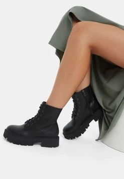 BERSHKA Veterboots - Black