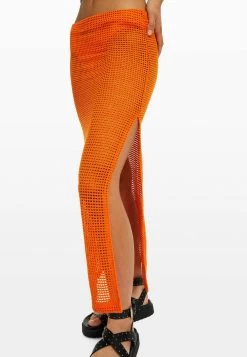 BERSHKA Maxirok - Orange -Bershka 6daaf72f50fa47488cc6f3f0d4b589c5