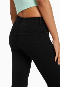 BERSHKA Push-Up - Jeans Skinny Fit - Black -Bershka 6df748440adc4fcf88cbdc2fa1ee9c8f