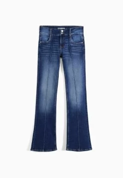 BERSHKA Waist - Bootcut Jeans - Dark Blue -Bershka 6e51e3fdaabd4aadae6441fd182dfa68