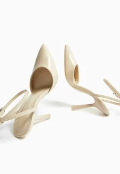 BERSHKA Hoge Hakken - Offwhite -Bershka 6ea990691ad341ce8655be3e2a5ce335