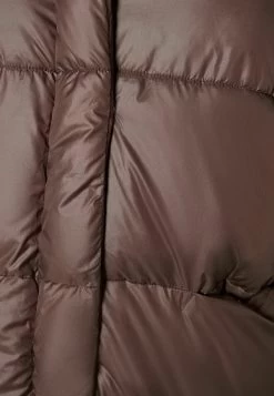 BERSHKA Long Hooded - Winterjas - Brown -Bershka 6f2a9ad9d0844175a98e30cedaafd652