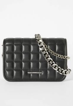 BERSHKA Mit Ketten- Schoudertas - Dark Grey -Bershka 6f33d4654b634073a3e02d3d66816755