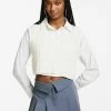BERSHKA Box - A-Lijn Rok - Blue Grey