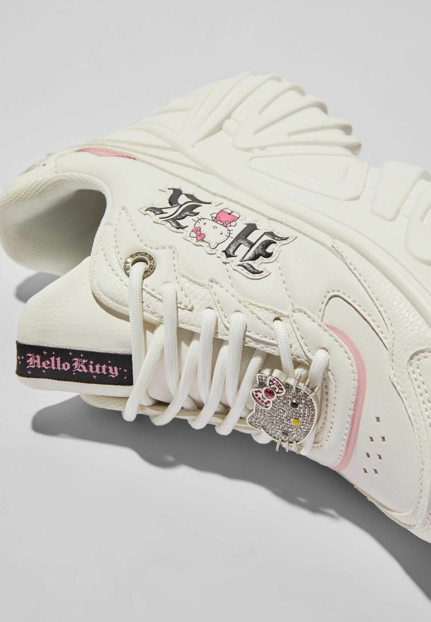 BERSHKA Sneakers Hoog - White 6 BERSHKA Sneakers Hoog - White - Afbeelding 6