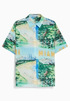 BERSHKA Overhemd - Multi Coloured -Bershka 74dccbbab21d4befadec28cf7360d1ad