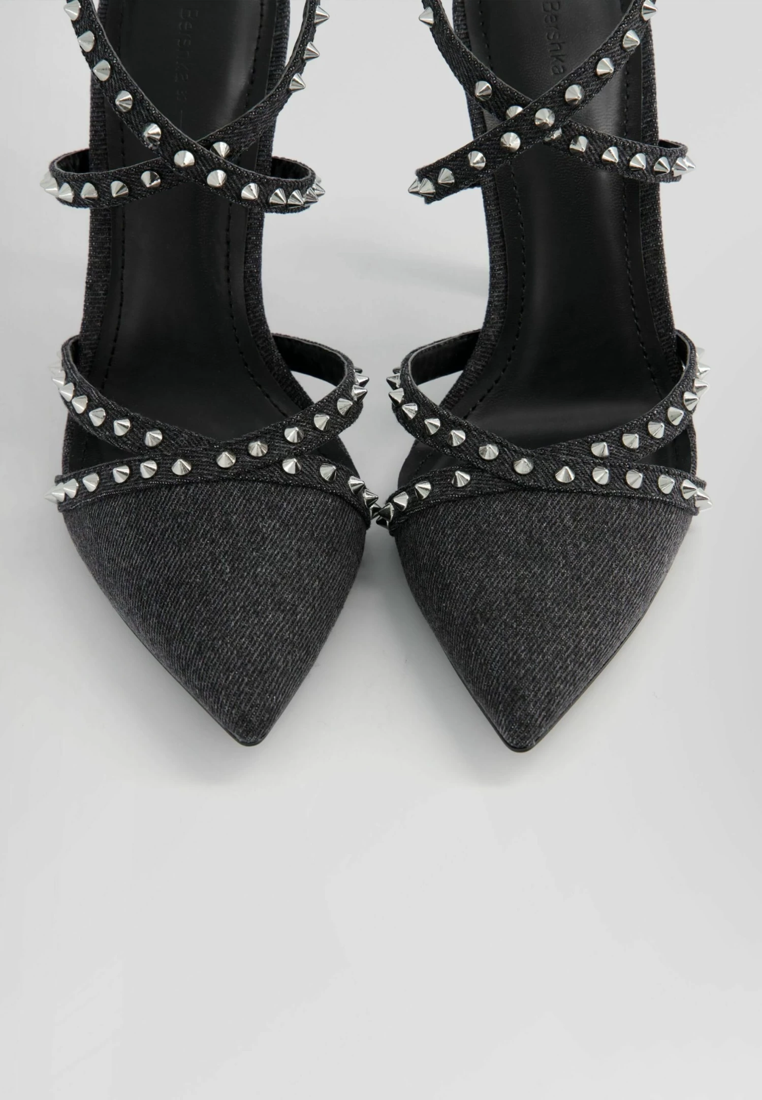 BERSHKA Studded - Hoge Hakken - Black 6 BERSHKA Studded - Hoge Hakken - Black - Afbeelding 6