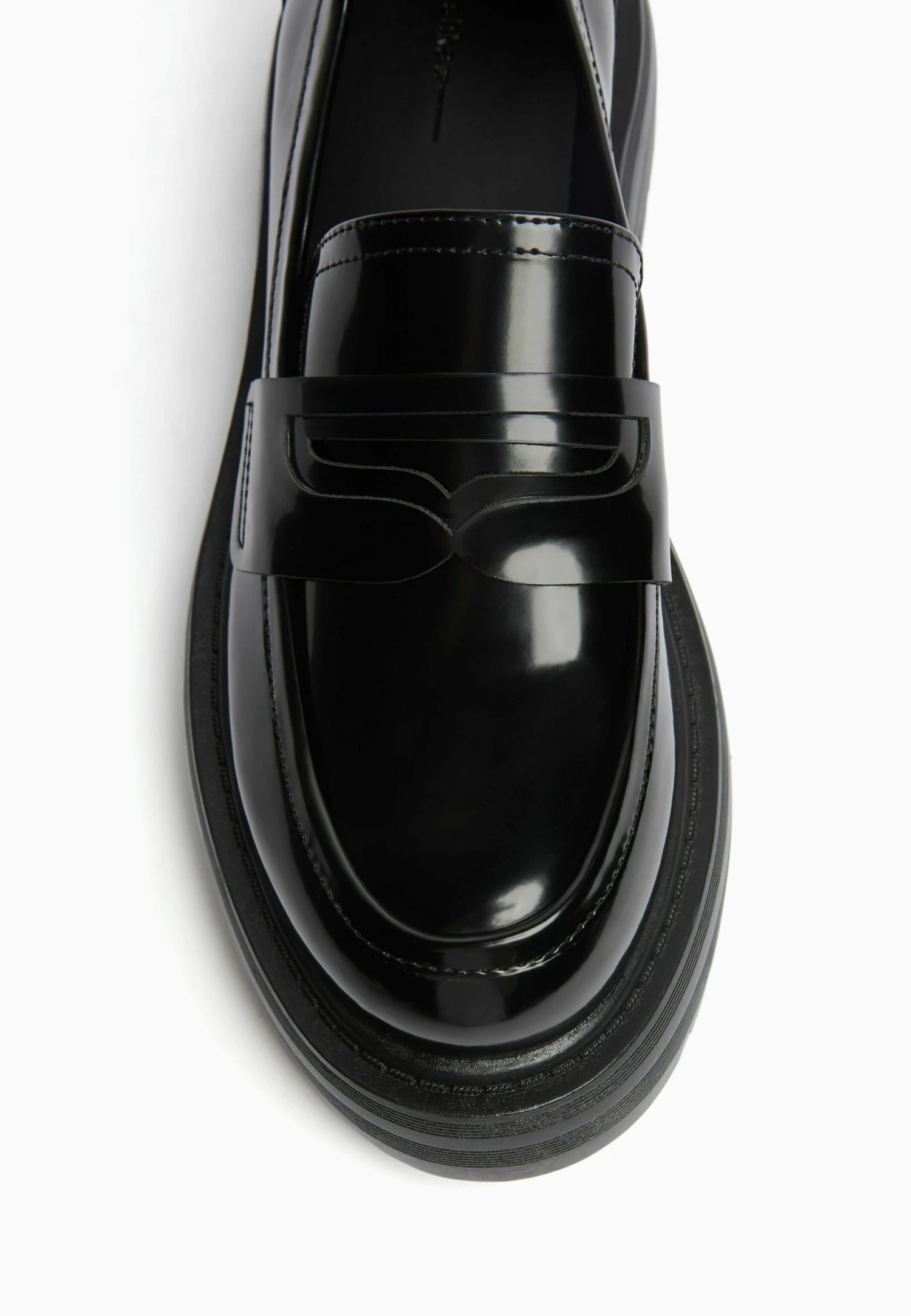 BERSHKA Penny Strap And Track - Instappers - Black 3 BERSHKA Penny Strap And Track - Instappers - Black - Afbeelding 3