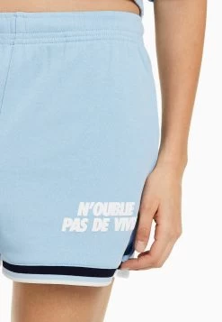 BERSHKA With Trims - Trainingsbroek - Light Blue 10 BERSHKA With Trims - Trainingsbroek - Light Blue -Bershka 79da39316fea4379b9054607c73ec464