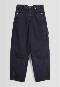 BERSHKA Skater With Carpenter Detail - Broek - Dark Blue -Bershka 7af6e5cbf77043ef8163a7c0853a90c8