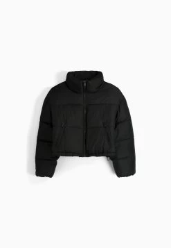 BERSHKA Puffer- Winterjas - Black -Bershka 7b8f806c011e4ce6891e647ab14140c1