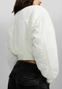 BERSHKA Cropped - Bomberjacks - White 9 BERSHKA Cropped - Bomberjacks - White -Bershka 7c4032466371478db219311b2df18ca1
