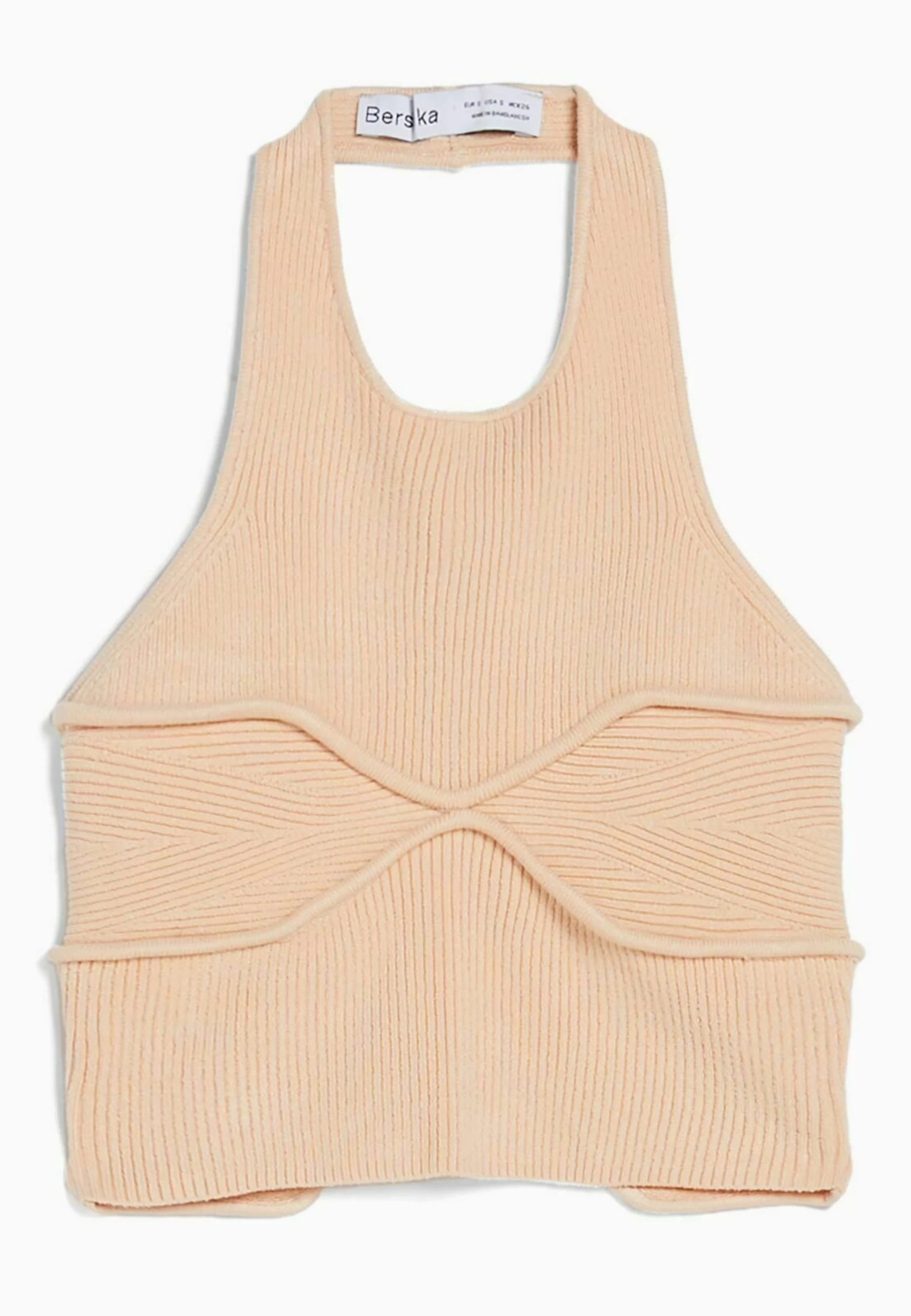 BERSHKA With Cut-Out Back-Halter - Top - Orange 6 BERSHKA With Cut-Out Back-Halter - Top - Orange - Afbeelding 6