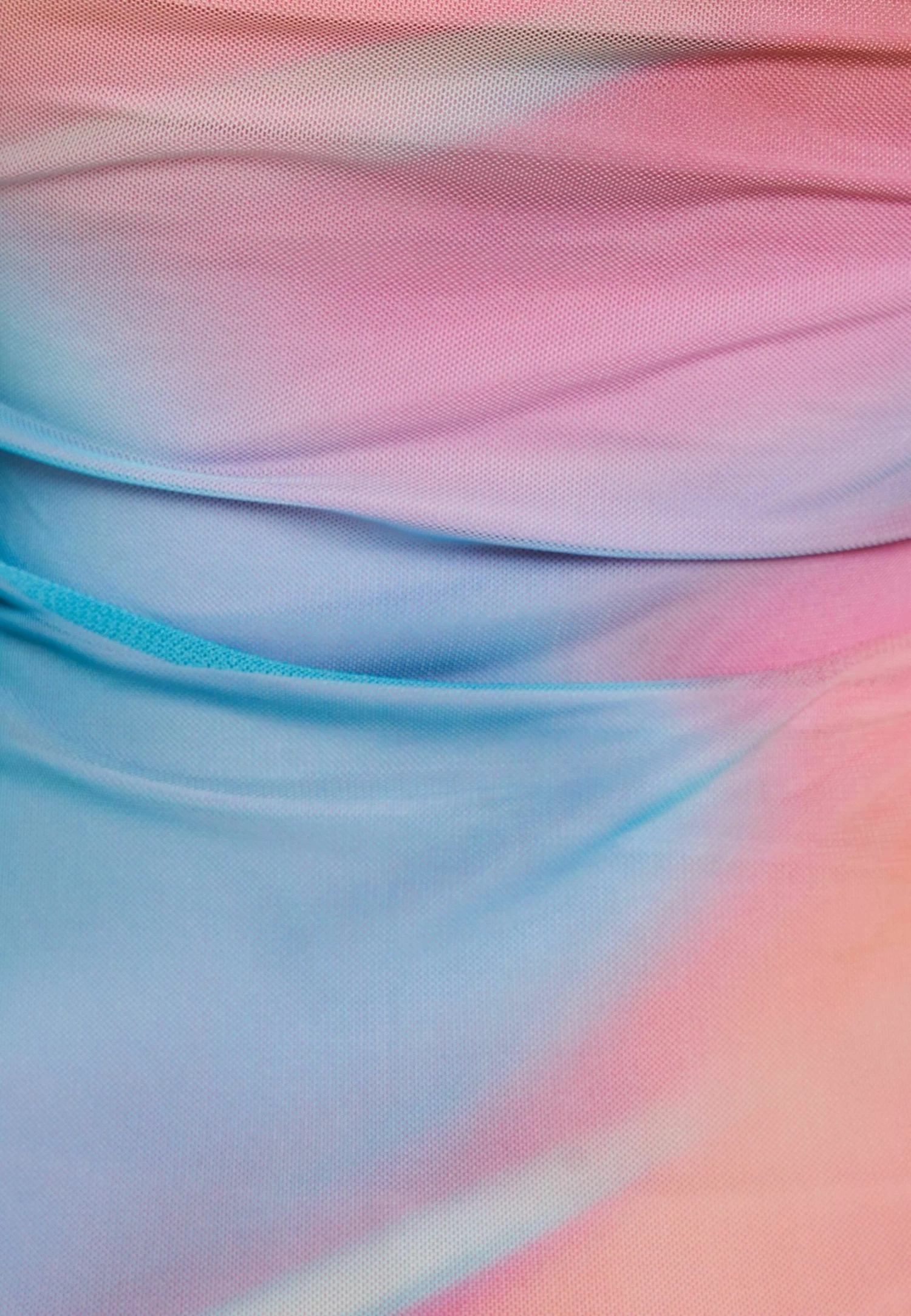 BERSHKA Printed Strappy - Gebreide Jurk - Light Pink 6 BERSHKA Printed Strappy - Gebreide Jurk - Light Pink - Afbeelding 6