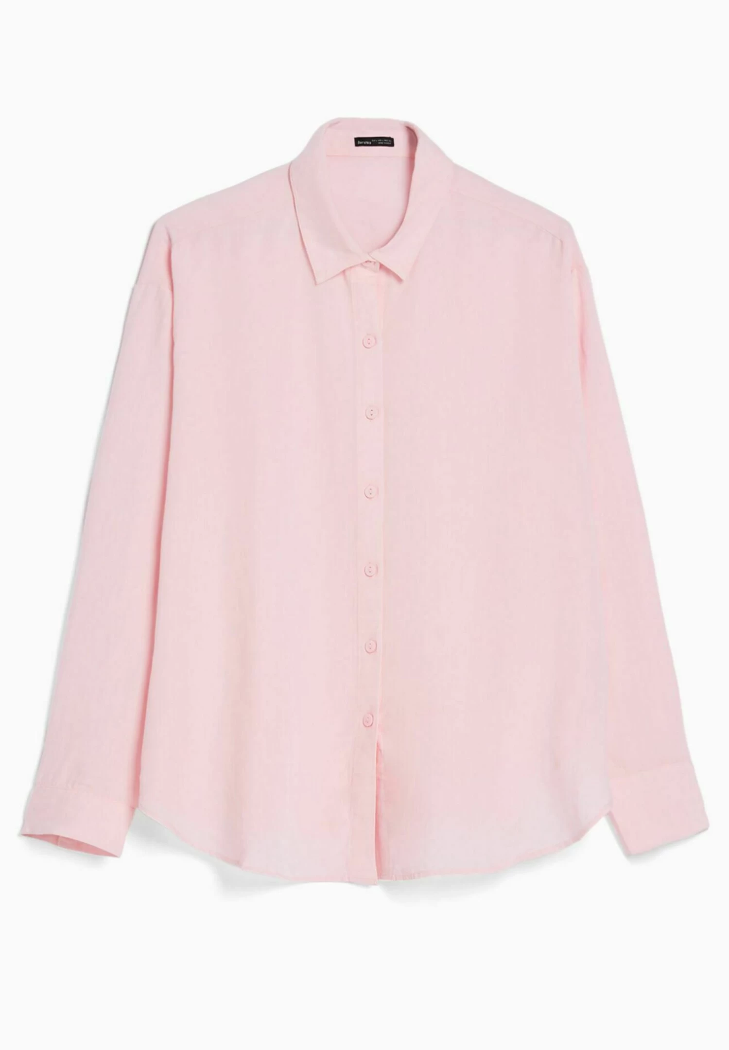 BERSHKA Long Sleeve - Overhemdblouse - Pink 5 BERSHKA Long Sleeve - Overhemdblouse - Pink - Afbeelding 5