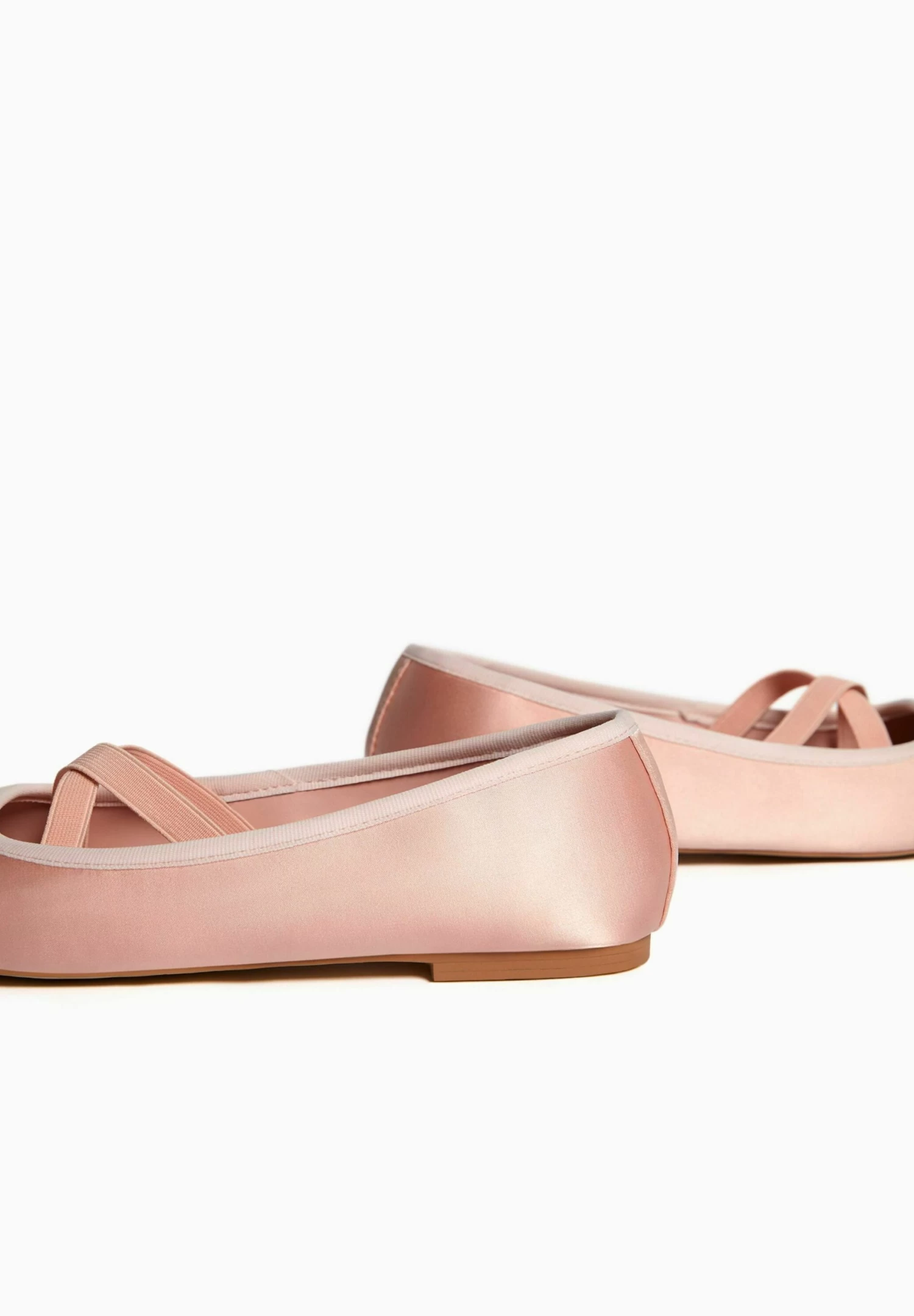 BERSHKA Stretch Flats - Ballerina'S Met Enkelbandjes - Pink 5 BERSHKA Stretch Flats - Ballerina'S Met Enkelbandjes - Pink - Afbeelding 5