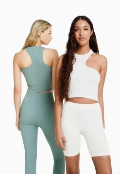 BERSHKA 2-Pack- Top - Off White -Bershka 8406e5f01f7f484aa90cdb35f76dc05d