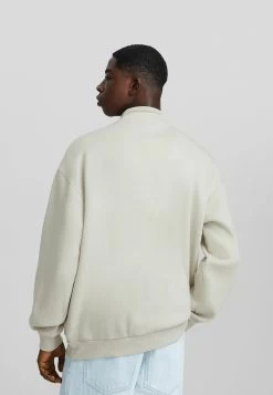 BERSHKA Sweater - Stone -Bershka 85023a3894124caaadcef4c5a8befea9