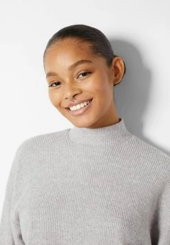BERSHKA Long Sleeve High Neck 07788831 - Trui - Mottled Grey 9 BERSHKA Long Sleeve High Neck 07788831 - Trui - Mottled Grey -Bershka 8661ed72404a42508a947c8b0305a37b