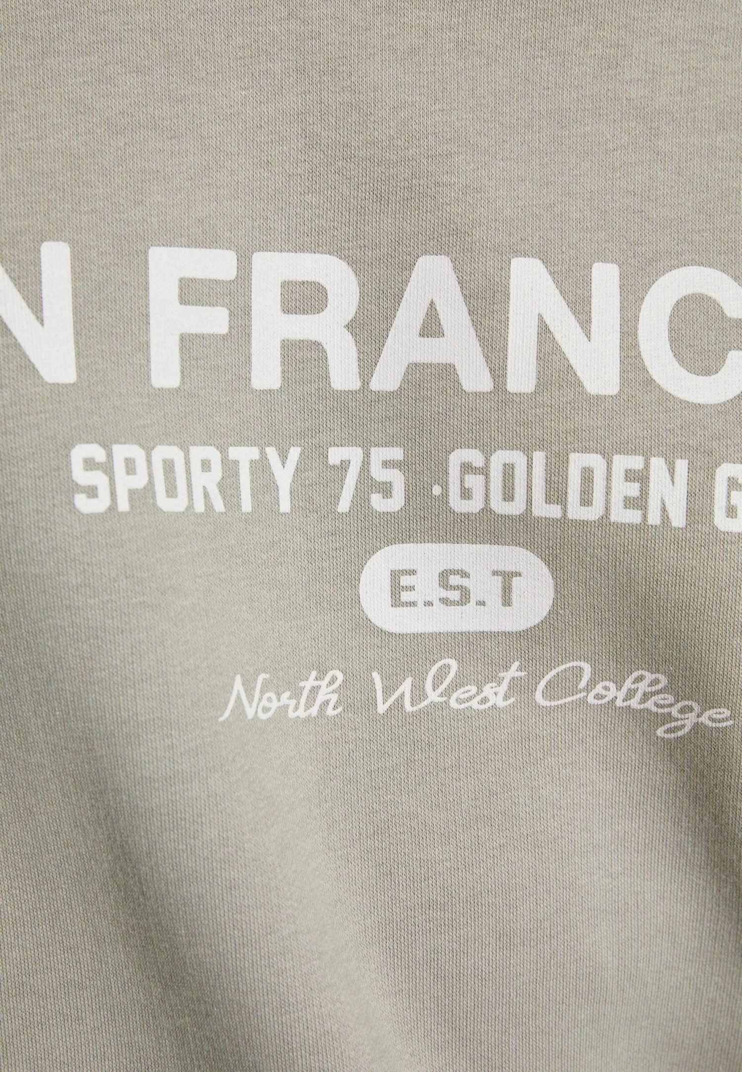 BERSHKA Printed - Sweater - Grey 5 BERSHKA Printed - Sweater - Grey - Afbeelding 5