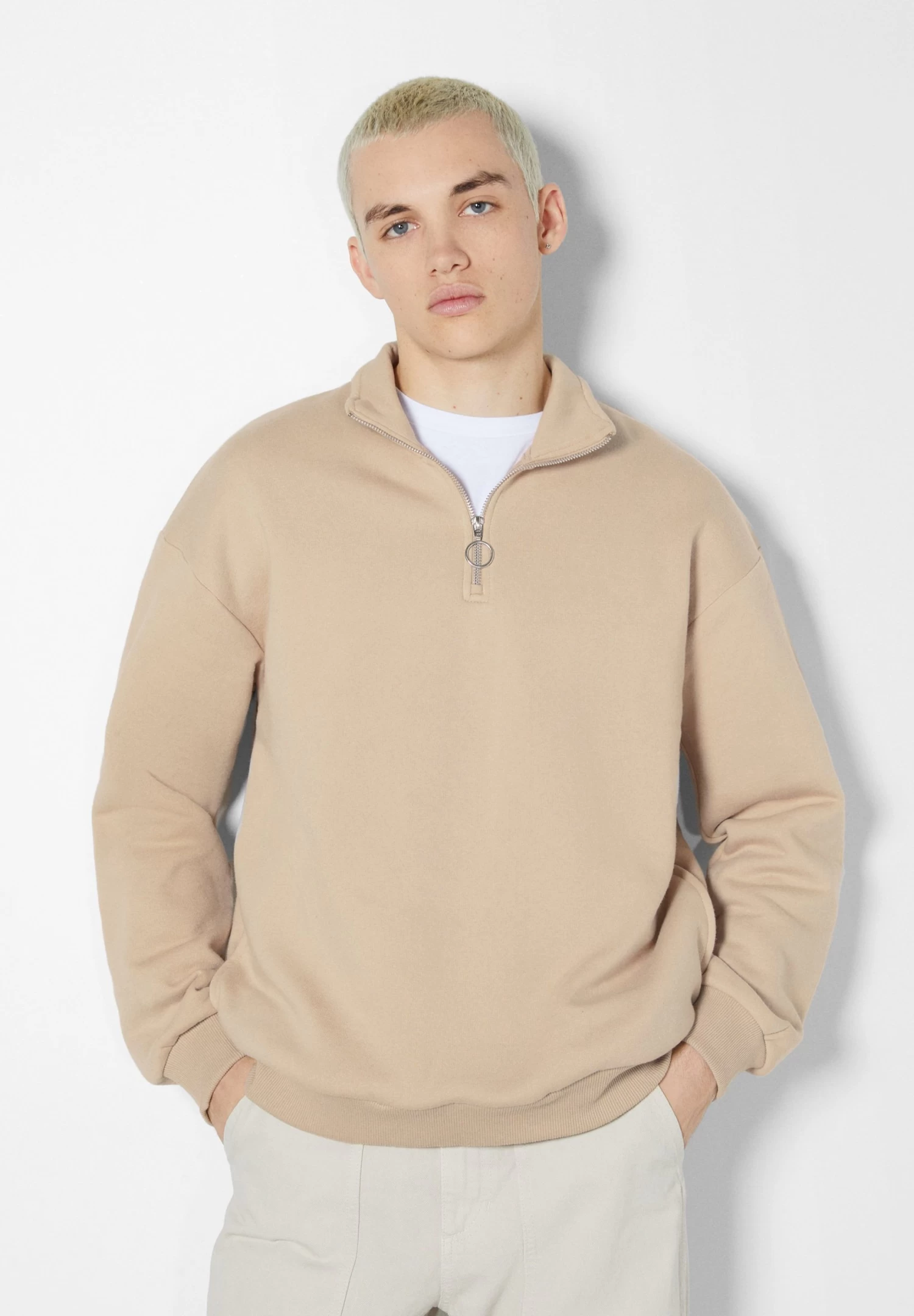 BERSHKA Sweater - Camel 7 BERSHKA Sweater - Camel - Afbeelding 7