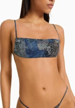 BERSHKA Paisley Print Set - Bikini - Royal Blue -Bershka 8b26f33ed97b4e779ae40762851d230d