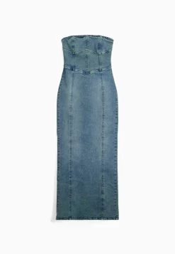 BERSHKA Long-Bandeau - Maxi-Jurk - Light Blue 11 BERSHKA Long-Bandeau - Maxi-Jurk - Light Blue -Bershka 8b905ba539ef4048aea91a1c3f31b20e