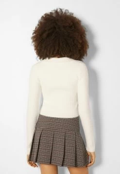 BERSHKA Vest - Beige