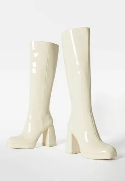 BERSHKA Laarzen - Off-White -Bershka 8e5b3f764f50475d8ca2f870b498931f