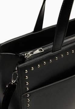 BERSHKA Studded - Handtas - Black -Bershka 8f00091b4a53462b8aee20f896a1221d