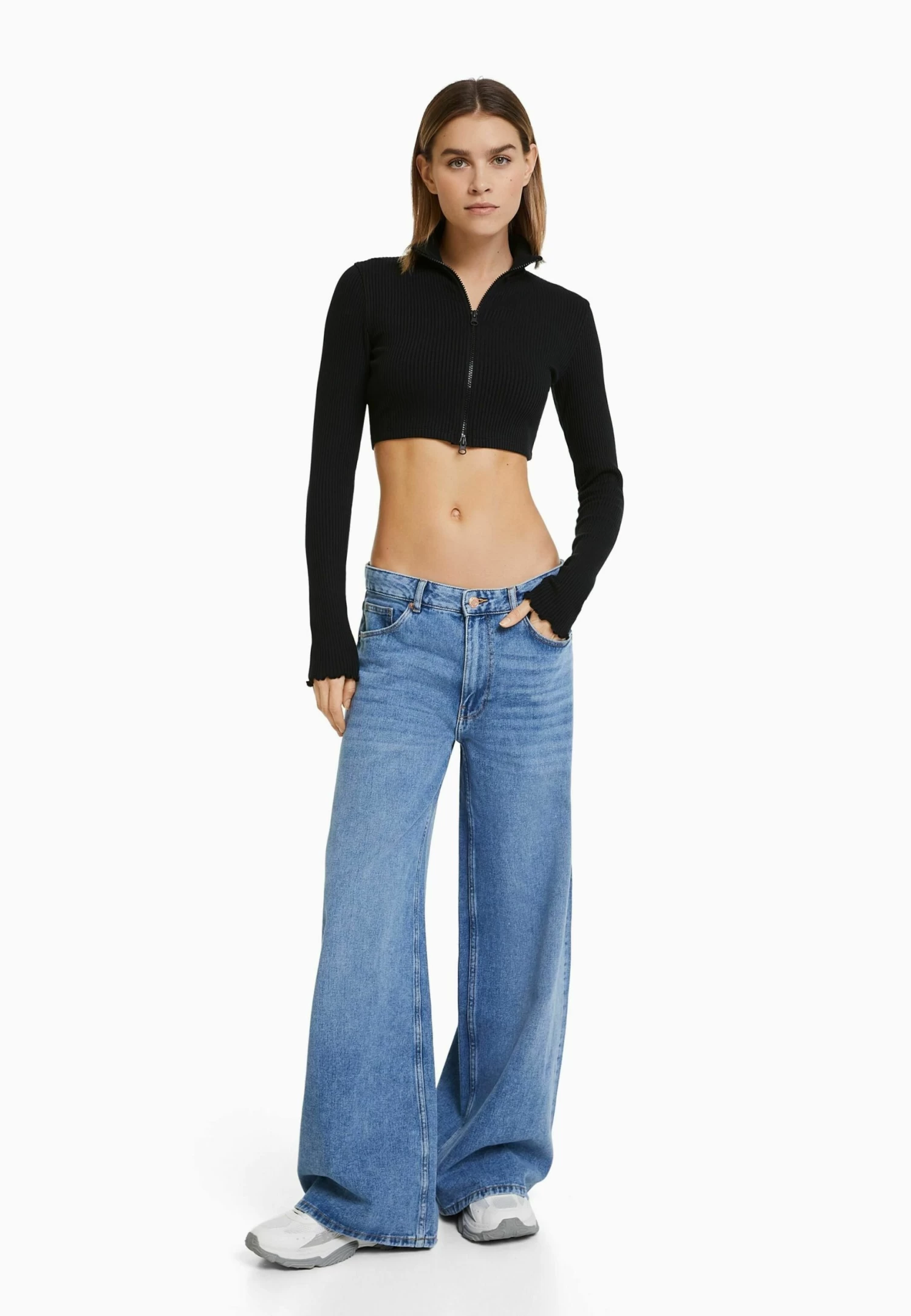 BERSHKA Vest - Grey 2 BERSHKA Vest - Grey - Afbeelding 2