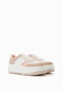BERSHKA Contrast Platform - Sneakers Laag - Pink 12 BERSHKA Contrast Platform - Sneakers Laag - Pink -Bershka 9281737e290a49c49b523d80d7794794