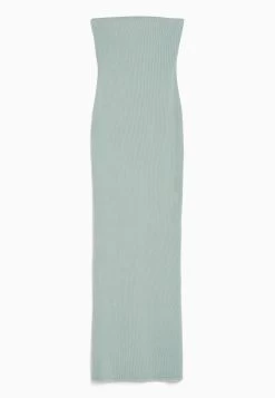 BERSHKA Maxi-Jurk - Light Blue Denim -Bershka 9512e97c192347ce8fd198493f130895