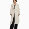 BERSHKA Trenchcoat - Beige