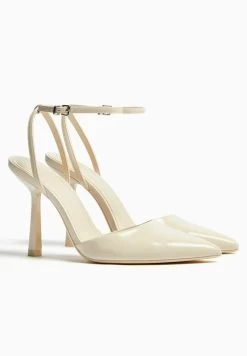 BERSHKA Hoge Hakken - Offwhite -Bershka 96bc752974c54d1c86ad6906a6d12869