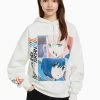 BERSHKA Darling In The Franxx Print - Hoodie - White