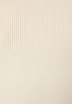 BERSHKA Round Neck 01785653 - Trui - Offwhite -Bershka 97682c0bf1204fa8a498b11270b591cc