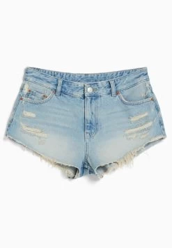 BERSHKA Vintage With Rips - Jeansshort - Blue-Grey 11 BERSHKA Vintage With Rips - Jeansshort - Blue-Grey -Bershka 98b9fcf81820465b8754fef43f38012c