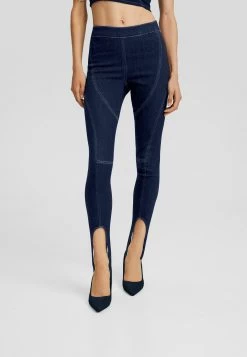 BERSHKA Jeggings - Light Blue