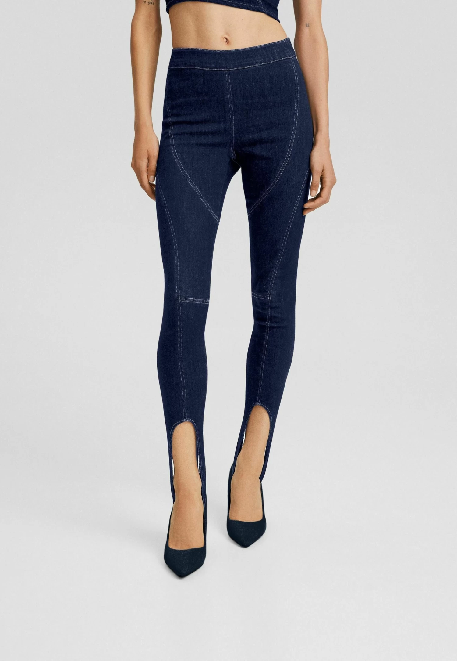 BERSHKA Jeggings - Light Blue 1 BERSHKA Jeggings - Light Blue