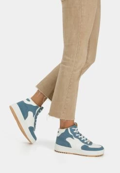 BERSHKA Contrast- Sneakers Hoog - Multicoloured