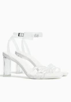 BERSHKA Strap - Sandalen - Transparent -Bershka 9cb07aa79daa47d0aab73ea2d5fe81ba