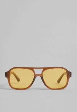 BERSHKA Retro- Zonnebril - Brown 8 BERSHKA Retro- Zonnebril - Brown -Bershka 9eab187c0a9d43c5905d3aabaf63c7ff