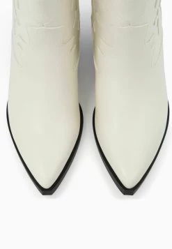 BERSHKA Cowboy-/Bikerlaarsjes - Beige -Bershka 9f76543cbc8b4df29eb3236eb48c226f