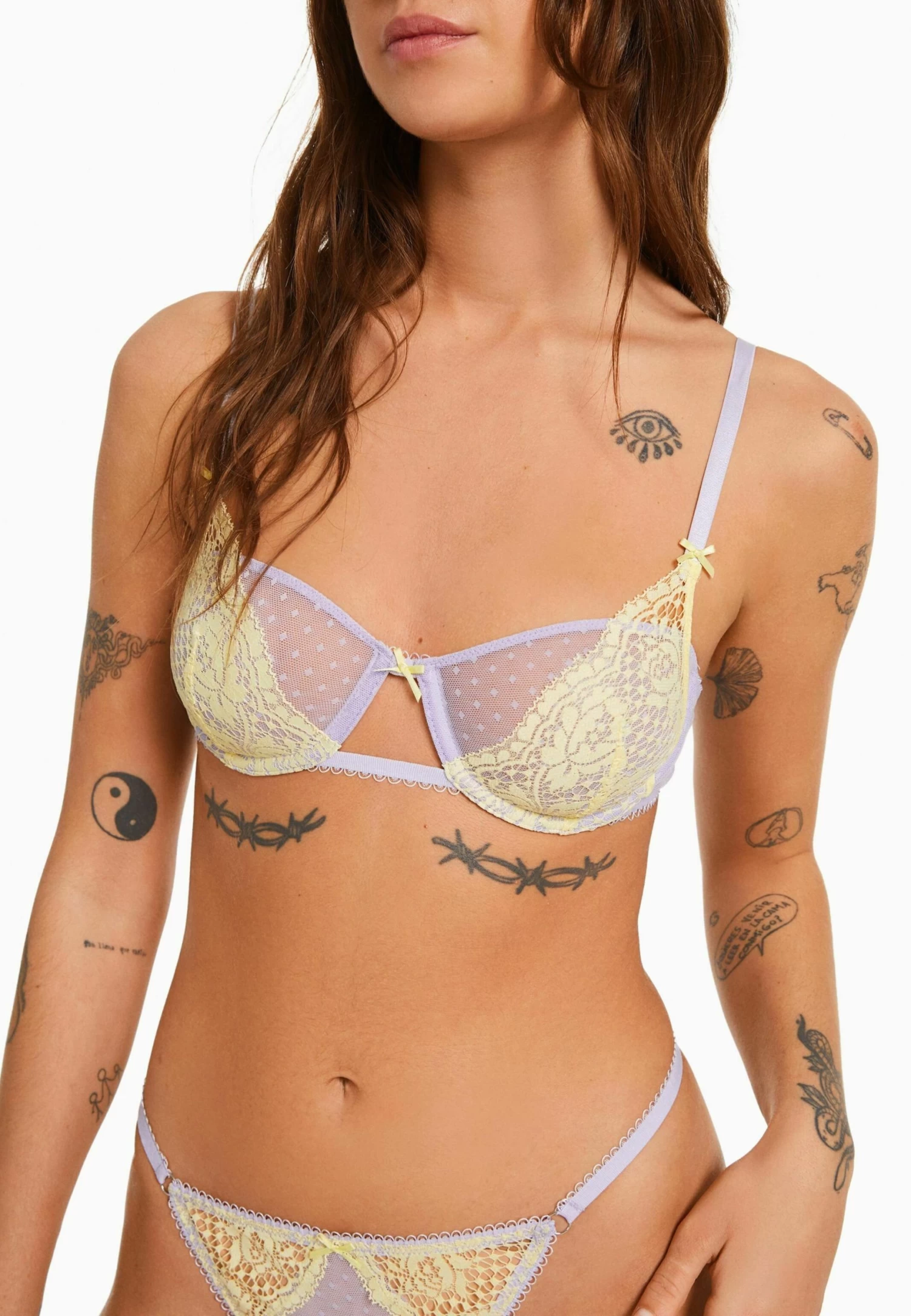 BERSHKA Blonde With Underwire - Bikinitop - Mauve 5 BERSHKA Blonde With Underwire - Bikinitop - Mauve - Afbeelding 5