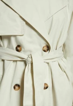 BERSHKA Trenchcoat - Stone -Bershka a310633ac32f4ef8afa61d614e76ac00
