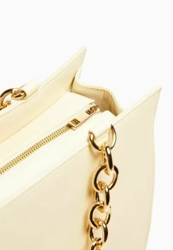 BERSHKA Chain Strap - Handtas - Beige -Bershka a3135e3ad1ed4908a6b7e63bc1f5d0f9